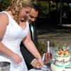 Cutting the cake and feeding each other a bite is tradition. Then make a toast to your new marriage with bubbling champagne or sparkling cider.