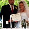 Signing the Oregon Marriage Certificate after their Enchanted Elopement.