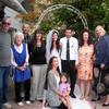 3 generations of family for a small wedding in Oregon City.