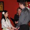Restaurant banquet room for a simple elopement with great food afterwards. Oregon City. Elope