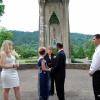 Cathedral Park St Johns bridge elope ceremony