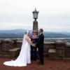 Rocky Butte elopement ceremony